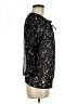 Global Work Black 3/4 Sleeve Blouse Size M - photo 4
