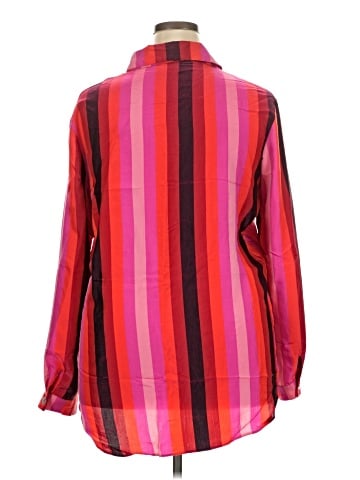 Never Fully Dressed Long Sleeve Button-Down Shirt (view 2)