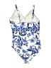 BLOOMCHIC Paisley Blue One Piece Swimsuit Size 14 - 16 - photo 2
