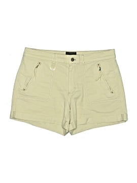 White House Black Market Khaki Shorts (view 1)