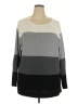 Vince Camuto Color Block Gray Pullover Sweater Size XXL - photo 1