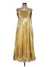 Let Me Be 100% Polyester Metallic Gold Cocktail Dress Size M - photo 1