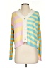 Pink Lily 100% Polyester Yellow Cardigan Size S - photo 1