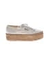 Superga 100% Cotton Gray Wedges Size 6 1/2 - photo 1