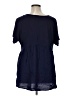 Jessica Simpson Blue Short Sleeve Blouse Size XL - photo 2