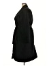 Lands' End 100% Polyester Black Trenchcoat Size 18 - photo 5