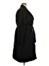 Lands' End 100% Polyester Black Trenchcoat Size 18 - photo 4