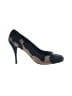 Stuart Weitzman Animal Print Black Heels Size 11 - photo 1