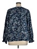 Jessica Simpson Blue Long Sleeve Blouse Size XL - photo 2