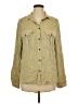 American Eagle Outfitters 100% Viscose Tan Long Sleeve Button-Down Shirt Size L - photo 1