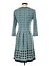 Max Studio Argyle Teal Casual Dress Size S - photo 2