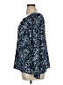 Jessica Simpson Blue Long Sleeve Blouse Size XL - photo 5