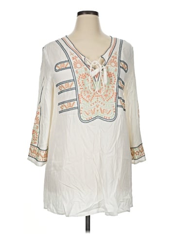 MONORENO 3/4 Sleeve Blouse (view 1)