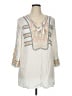 MONORENO 100% Rayon Ivory 3/4 Sleeve Blouse Size XL - photo 1
