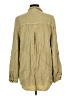 American Eagle Outfitters 100% Viscose Tan Long Sleeve Button-Down Shirt Size L - photo 2