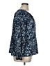 Jessica Simpson Blue Long Sleeve Blouse Size XL - photo 4
