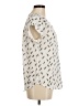 Fun2Fun 100% Polyester Ivory Short Sleeve Blouse Size M - photo 4