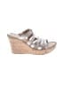 Born Solid Metallic Silver Wedges Size 8 - photo 1