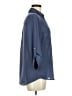 BCX Blue 3/4 Sleeve Button-Down Shirt Size M - photo 4