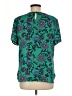 Van Heusen 100% Polyester Teal Short Sleeve Blouse Size M - photo 2