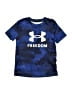 Under Armour 100% Polyester Camo Blue Active T-Shirt Size 4 - photo 1