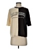 Shein Color Block Tan Short Sleeve T-Shirt Size S - photo 1