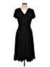 North Style Solid Black Cocktail Dress Size 12 (petite) - photo 1