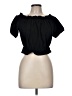Ann Taylor LOFT Black Short Sleeve Blouse Size M - photo 1