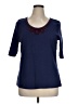 matta Blue Short Sleeve Top Size XL - photo 1