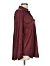 Ann Taylor Burgundy Long Sleeve Blouse Size L - photo 4
