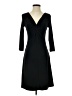 Evan Picone Solid Black Cocktail Dress Size 4 Petite - photo 1