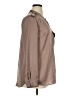 Gap 100% Polyester Solid Brown Long Sleeve Blouse Size XL - photo 4