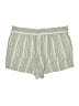 Ann Taylor LOFT Outlet Stripes Green Shorts Size L - photo 2