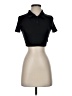Shein Black Short Sleeve Turtleneck Size S - photo 1