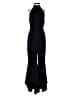 Alice + Olivia 100% Polyester Solid Black Jumpsuit Size 2 - photo 1