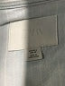 Zara Chevron-herringbone Gray Long Sleeve Button-Down Shirt Size L - photo 7