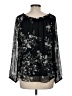 Sion Black 3/4 Sleeve Blouse One size - photo 2