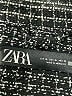 Zara Houndstooth Gray Coat Size XL - photo 6