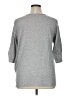 Kim & Cami Gray 3/4 Sleeve Top Size 1X - photo 2