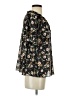 Everleigh 100% Polyester Floral Black Short Sleeve Blouse Size S - photo 4