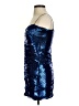 Zara 100% Polyester Blue Cocktail Dress Size XS - photo 5