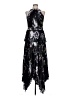 Theia Black Cocktail Dress Size 10 - photo 1
