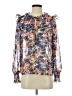 Shein Purple Long Sleeve Blouse Size 4 - photo 1