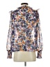 Shein Purple Long Sleeve Blouse Size 4 - photo 2