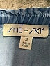 She + Sky 100% Tencel Blue Short Sleeve Blouse Size S - photo 7