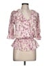 Bishop + Young 100% Polyester Pink 3/4 Sleeve Blouse Size L - photo 1