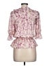 Bishop + Young 100% Polyester Pink 3/4 Sleeve Blouse Size L - photo 2