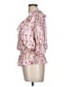 Bishop + Young 100% Polyester Pink 3/4 Sleeve Blouse Size L - photo 5