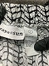Raya Sun 100% Rayon Chevron-herringbone Silver Casual Pants Size L - photo 8