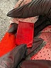 G.E.T 100% Polyester Red Raincoat Size XS - photo 9